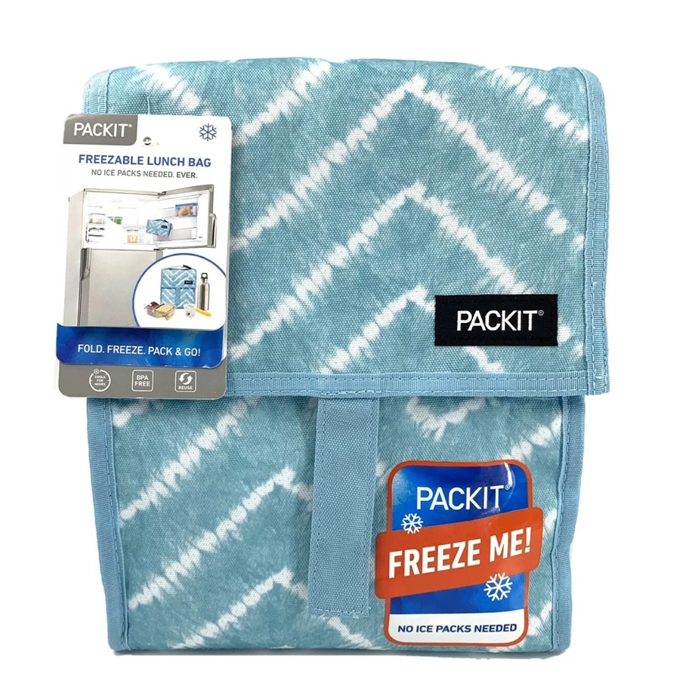 PACKiT NEW Freezable Lunch Bag Foldable Zip Top